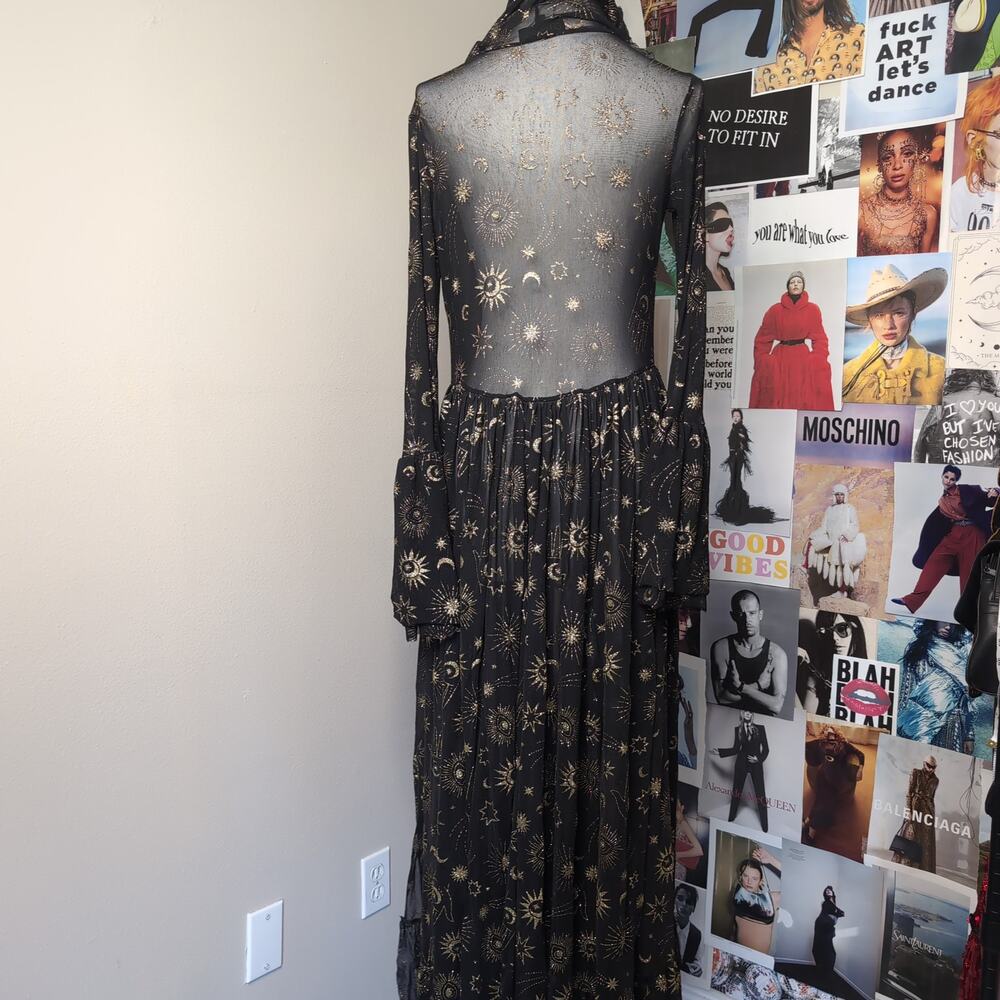 Celestial Gothic Dolls Kill Duster Cardigan - Picture 5 of 8